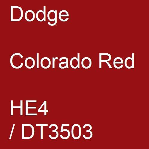 Dodge, Colorado Red, HE4 / DT3503.